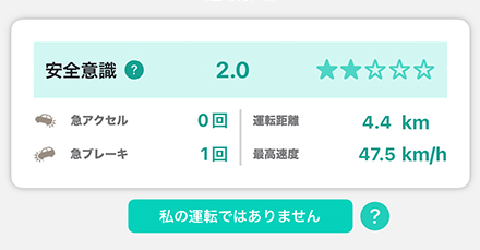 yuriCargoアプリ表示画面